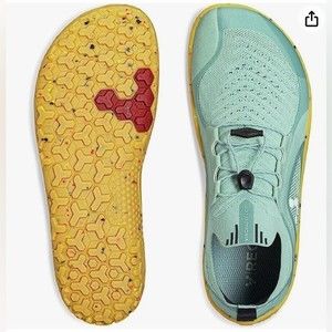 Vivobarefoot Primus Trail Hiking Shoes Knit Mint Green Outdoor Gorpcore